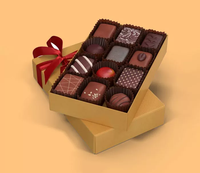 Chocolate Candy Boxes 